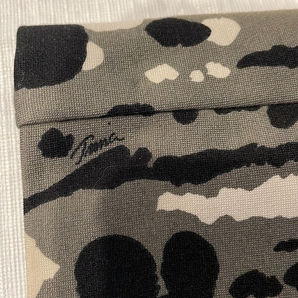 Trina Turks Los Angeles Pencil straight Skirt . Gray splatter print size Small - Picture 12 of 12